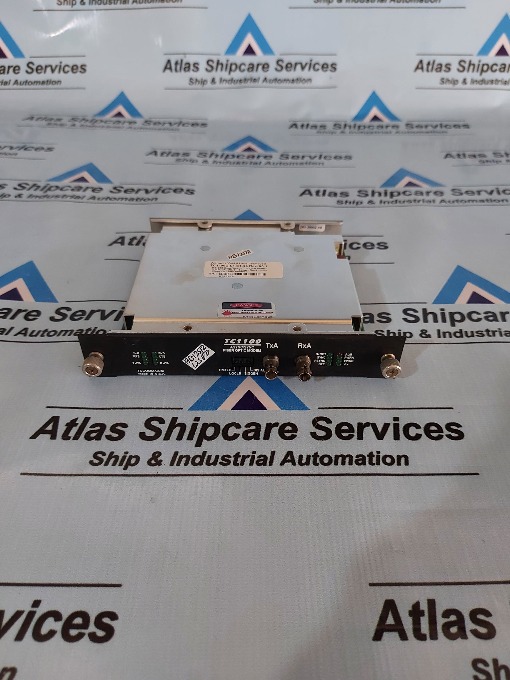 TCCOMM TC1100 FIBER OPTIC MODEM TC1100U-L1-ST-24